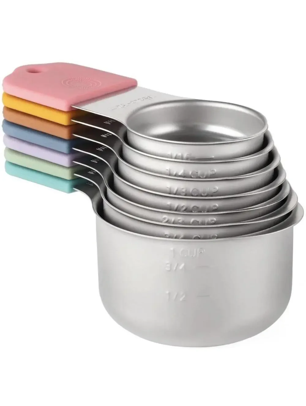 Magnetic Measuring Cups &‎ Spoons Set 14, Heavy Duty Stainless Steel Measuring🌈